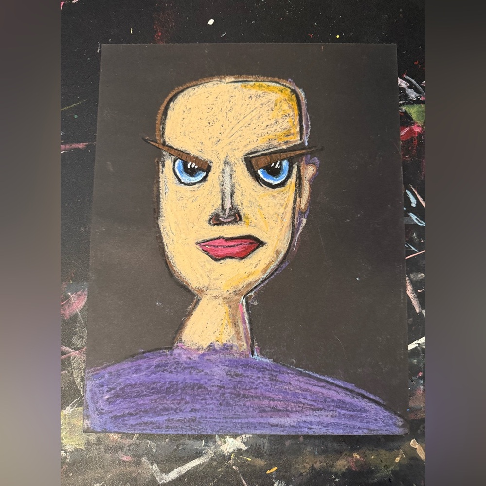 “Anger Issues” oil pasted 11x9”